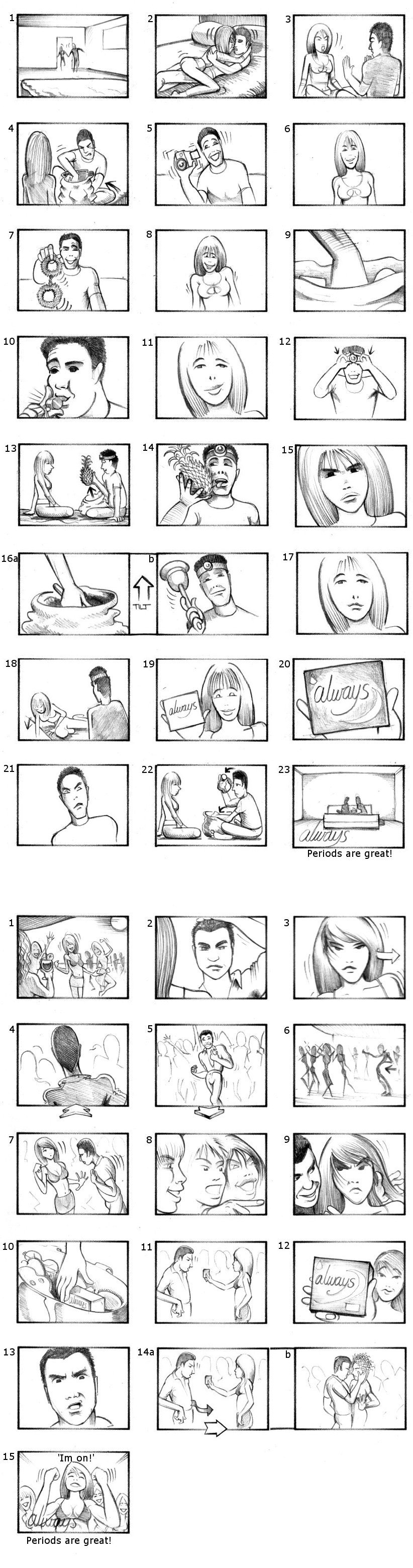 ALWAYS STORYBOARDS BY ANDY SPARROW